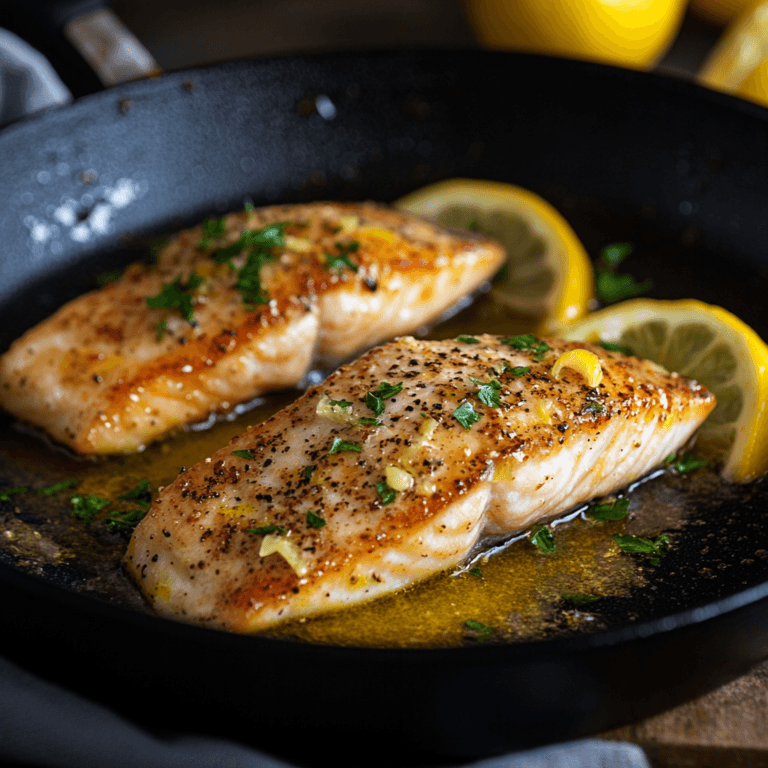 Zesty Lemon Butter Fish Fillet