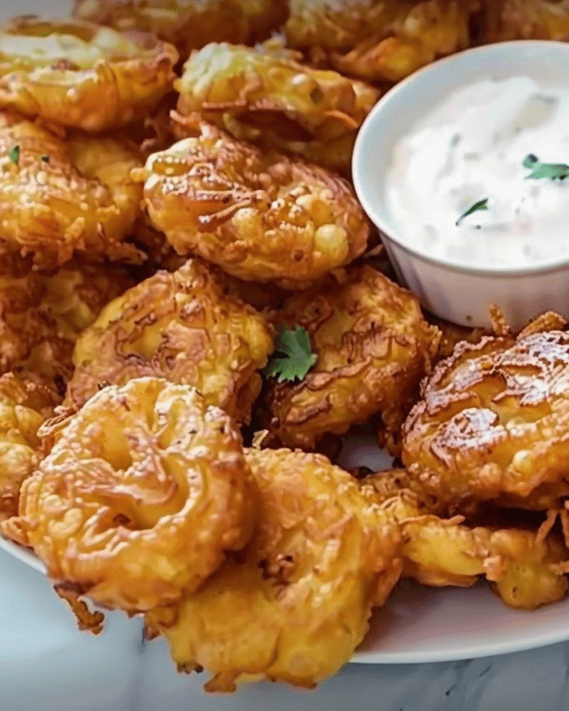 Crispy Amish Onion Fritters