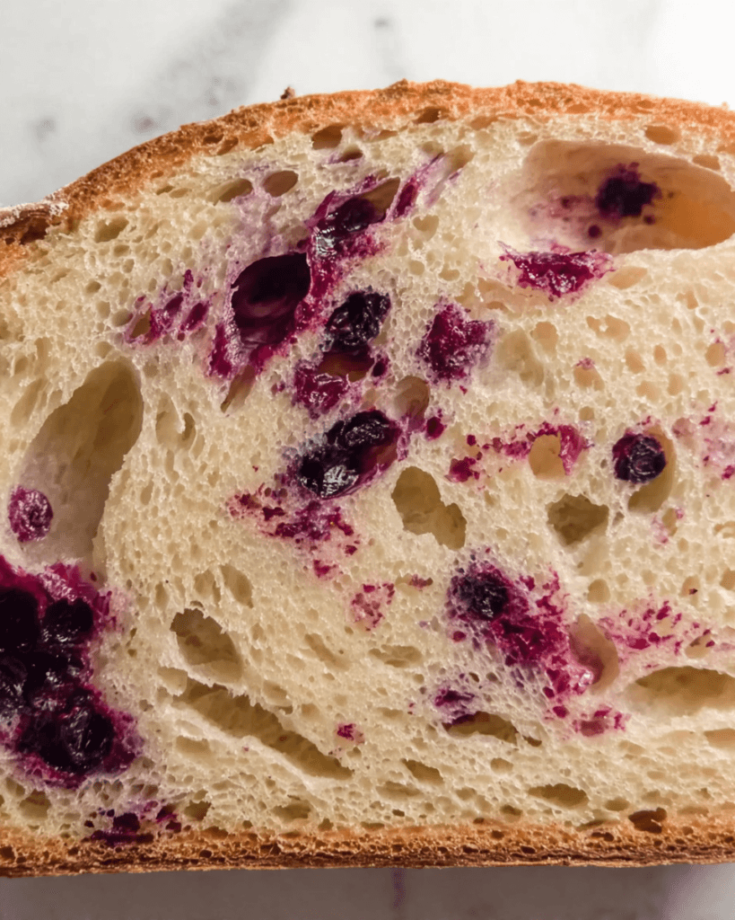 Blueberry Lemon Sourdough Bread - Easy Artisan Loaf recipe photo