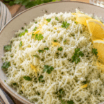 Greek Lemon Rice Pilaf recipe photo